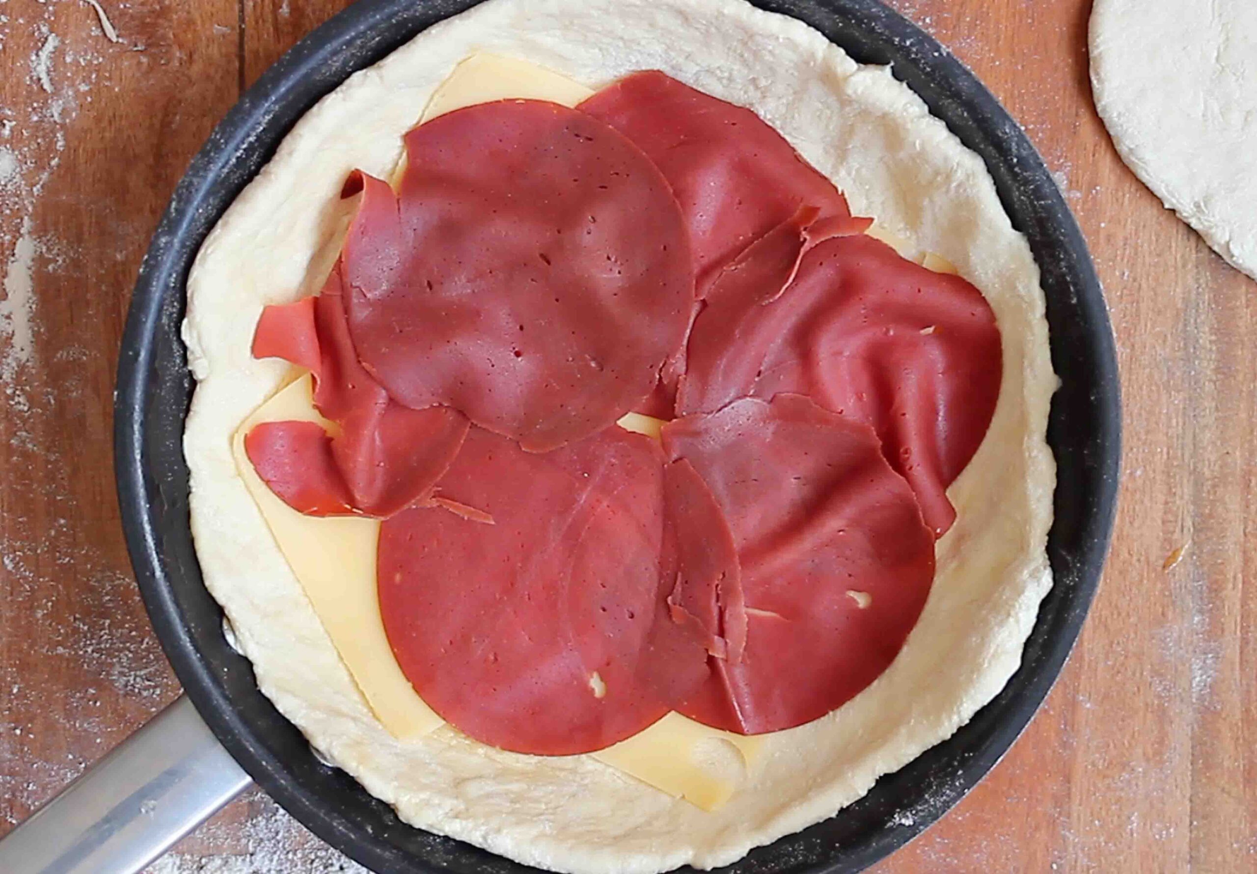 Focaccia Ripiena in Padella