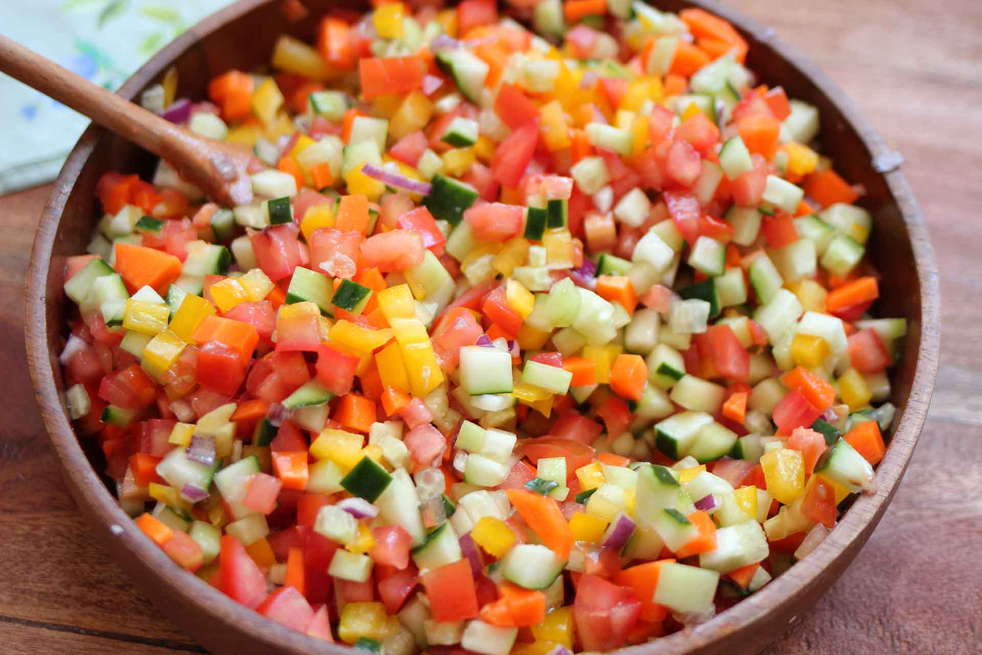 Rainbow salad