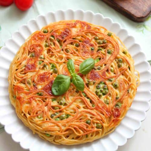 Frittata di pasta vegetariana