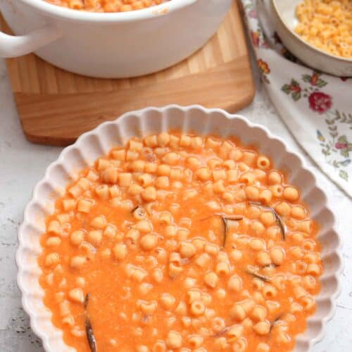 Pasta e ceci cremosa