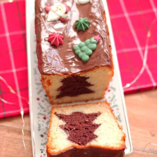 Plumcake con sorpresa di Natale