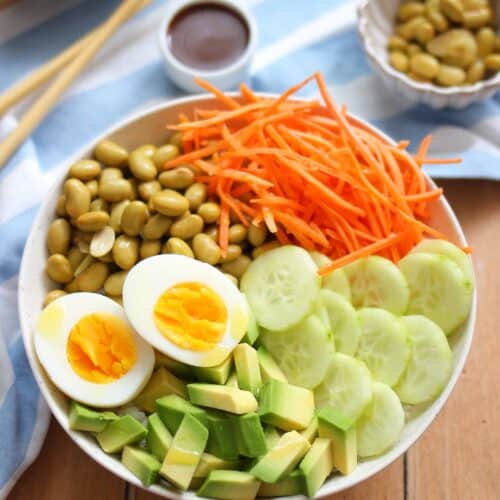 Poke bowl vegetariano
