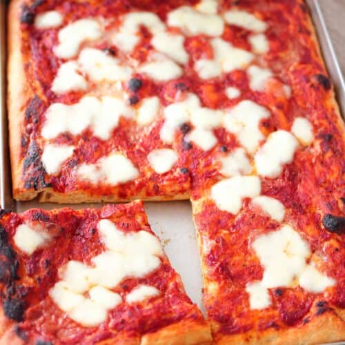 Pizza in teglia