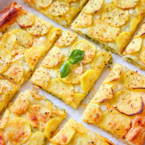 Schiacciatina sfogliata zucchine e patate