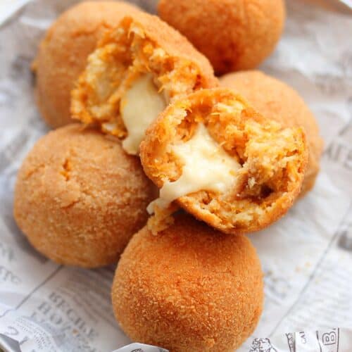 Polpette di zucca filanti