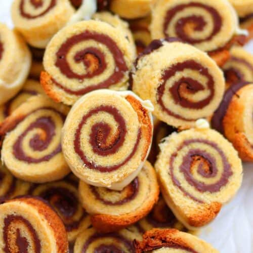 Girelle di pandoro alla Nutella