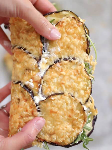 Toast di melanzane