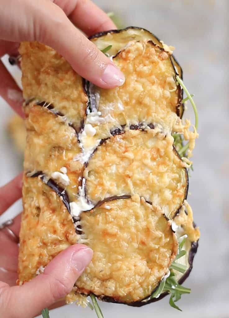 Toast di melanzane